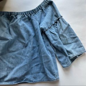 Madewell Azalea Off-the-Shoulder Jean Top